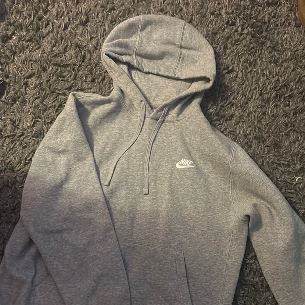 Nike Men's Gray Hoodie